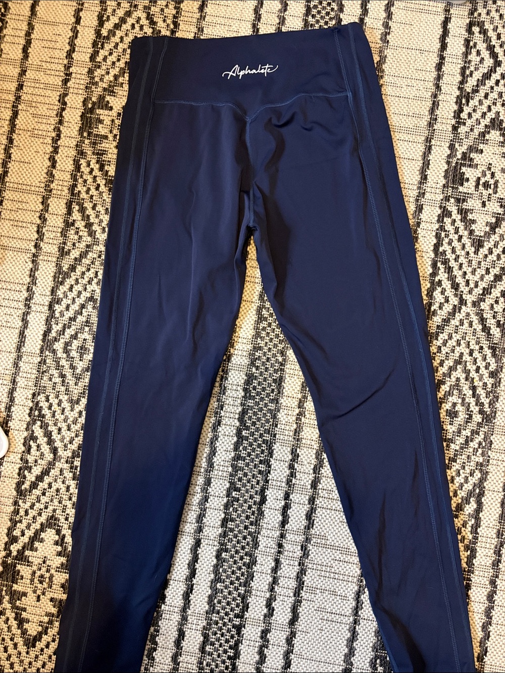 Alphalete Navy High-Waist Workout Leggings